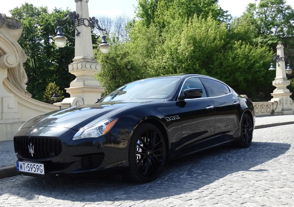 Maserati Quattroporte cena 260000 przebieg: 73000, rok produkcji 2014 z Warszawa małe 781